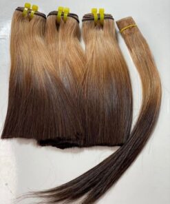 10" Gucci Bone Straight (blonde brown) 2x6 closure