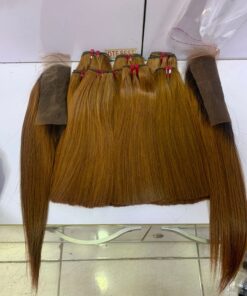 8″ Donor bone straight ( brown) 200g 2×6 closure