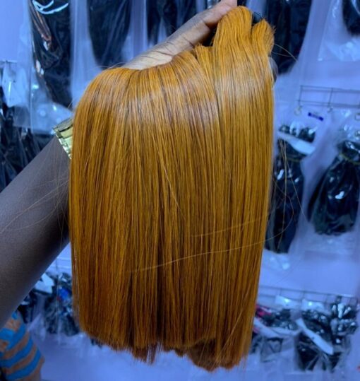 10" Gucci Bone Straight (brown) 200g 2x6 closure