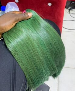 10" Gucci Bone Straight(green)200g 2x6 closure