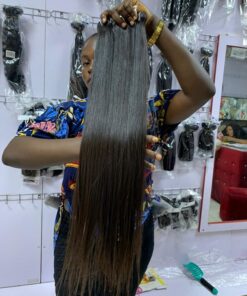 30" Single Donor(baby thin hair) 300g 2x6 closure