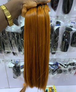 14" SDD Bone Straight ( Brown) 200g / 2 x 6 Closure