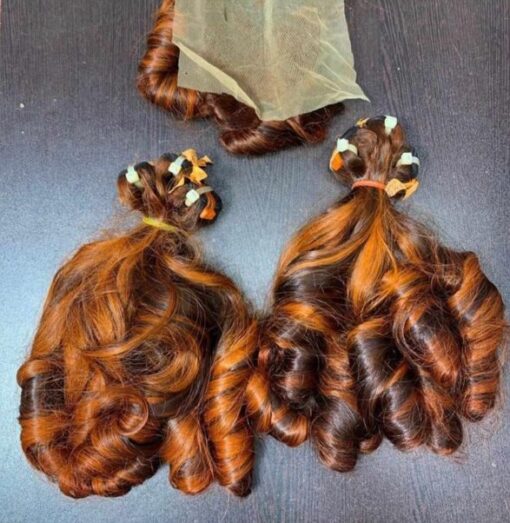 20" Vietnamese Bouncy Curl 300g 5x5 closure