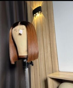 10" SDD Gucci Bone Straight Wig 2x6 Closure (Chestnut Brown Dark Rooted)