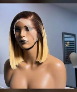 10" SDD Bone straight (blonde) bundles and frontal