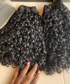 10" SDD Pixie Curl 200g 4x4 closure
