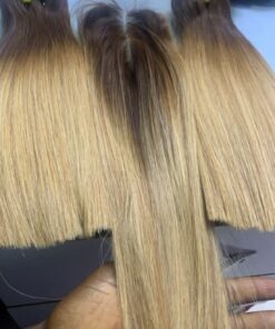 10" Gucci Bone Straight (blonde) 2x6 closure