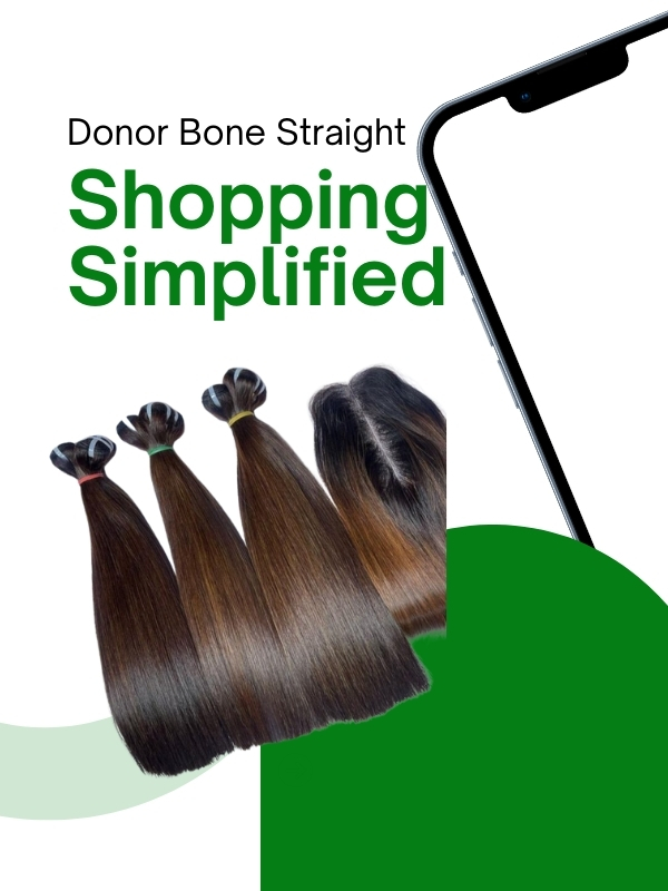 Woman wearing Top-Quality Virgin Hair in Nigeria